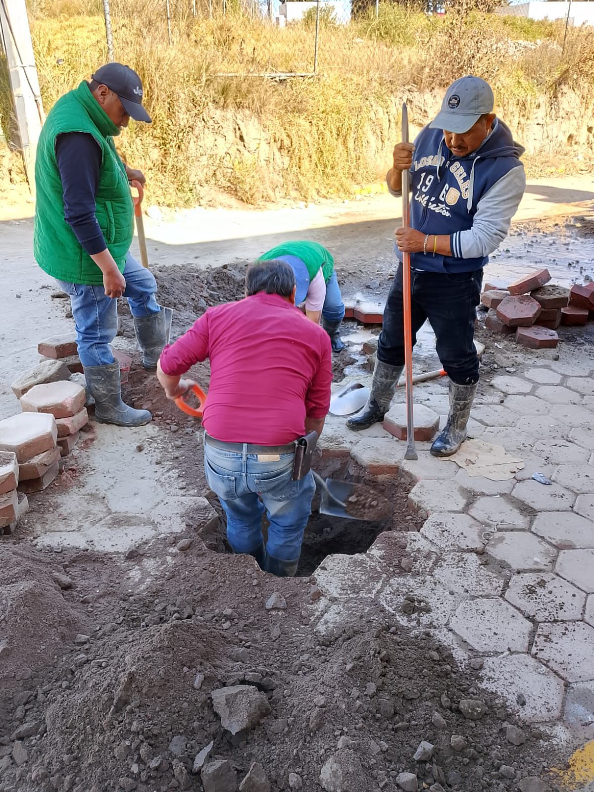Capamh refuerza trabajos de mejora en la red hidráulica y vialidades de Huamantla